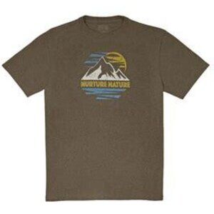 Solmate Socks - Nurture Nature - T-Shirt  Brown - New - X- Large